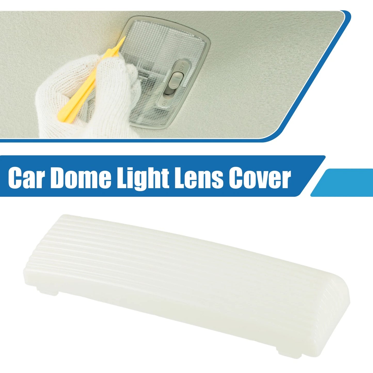 Car Interior Dome Lamp Inside Cab Light Lens for Chevy Impala White (1959-1964)