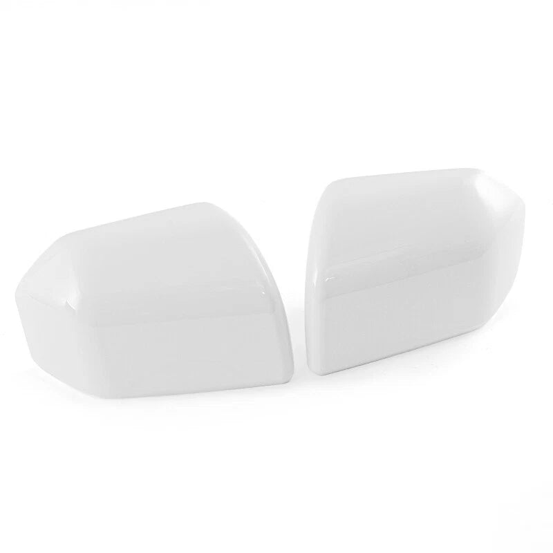 White Side Wing Mirror Cover Cap for 2015-2020 Ford F150 F-150 (2015-2020)