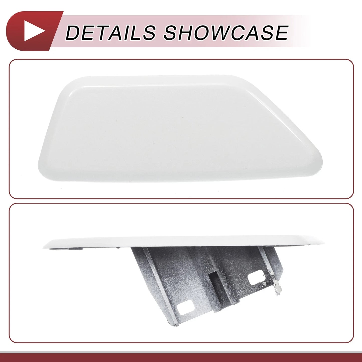 Front Right Washer Nozzle Cover for Subaru Legacy (2010-2014) White