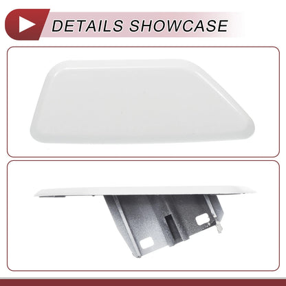 Front Right Washer Nozzle Cover for Subaru Legacy (2010-2014) White