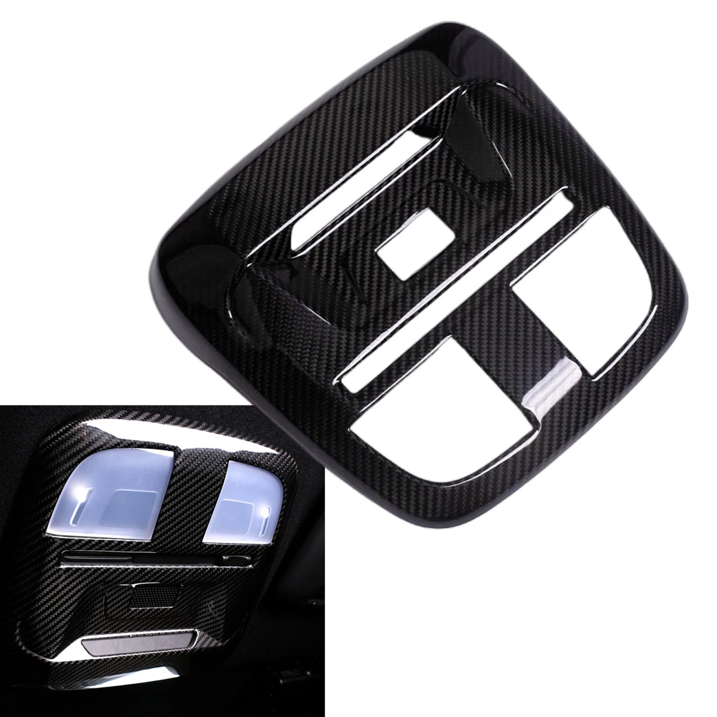 1x Overhead Console Trim Cover for Subaru BRZ, Toyota 86 (2022-2024) Carbon Fiber