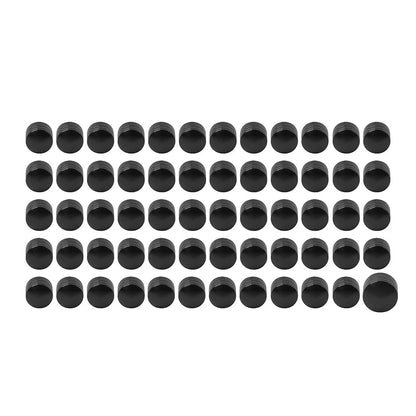 60X Black Engine Screw Caps for Harley Twin Cam Engines (1999-2017)