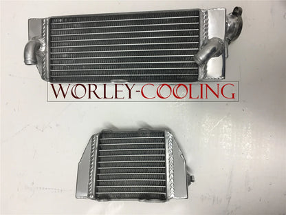 Aluminum Radiator & Silicone Hoses for KTM SX85 SX105 (2003-2012)