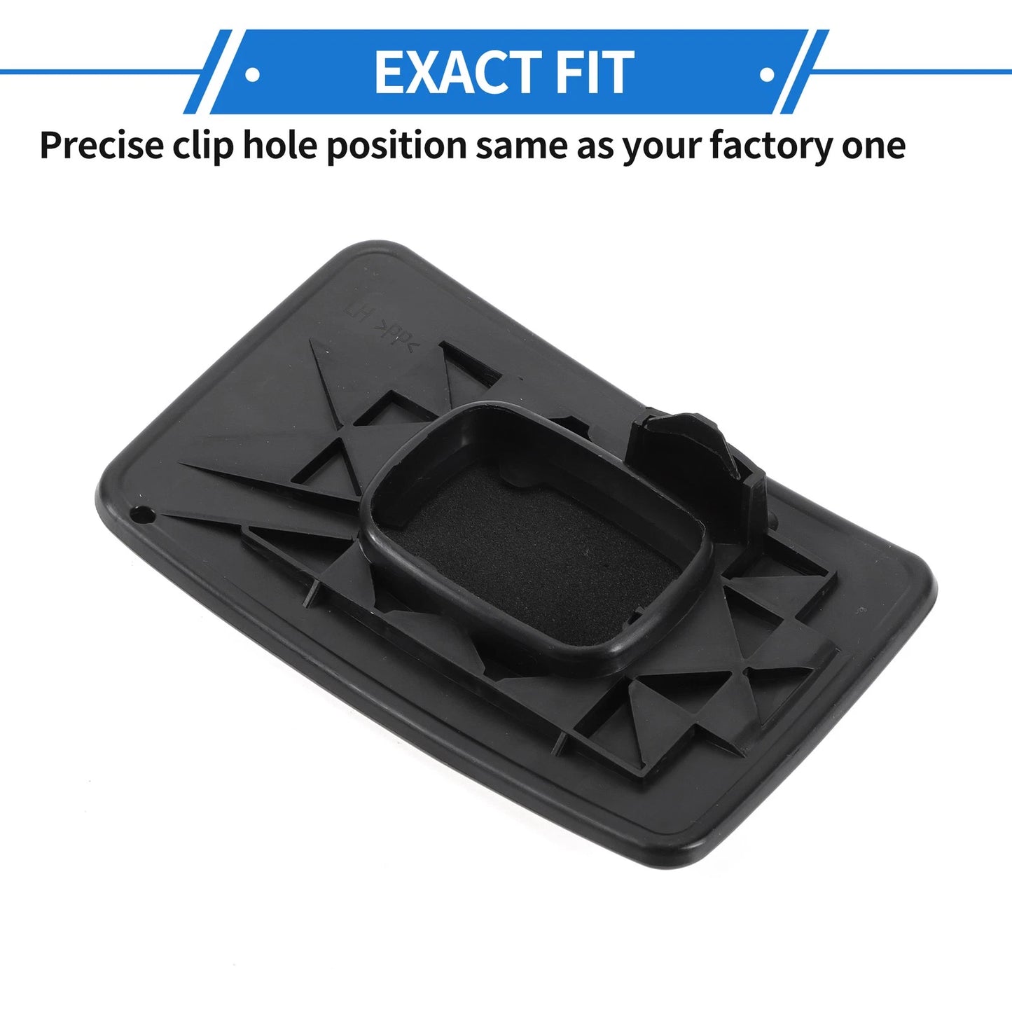 Left Driver Side Lower Mirror Glass Replacement for Ford F250 (2005-2016)