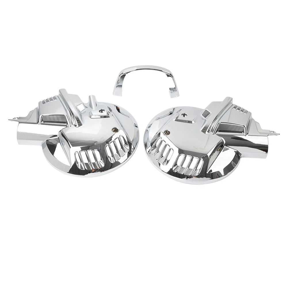 Chrome Front Brake Rotor Disc Covers for Honda Goldwing GL1500 88-00