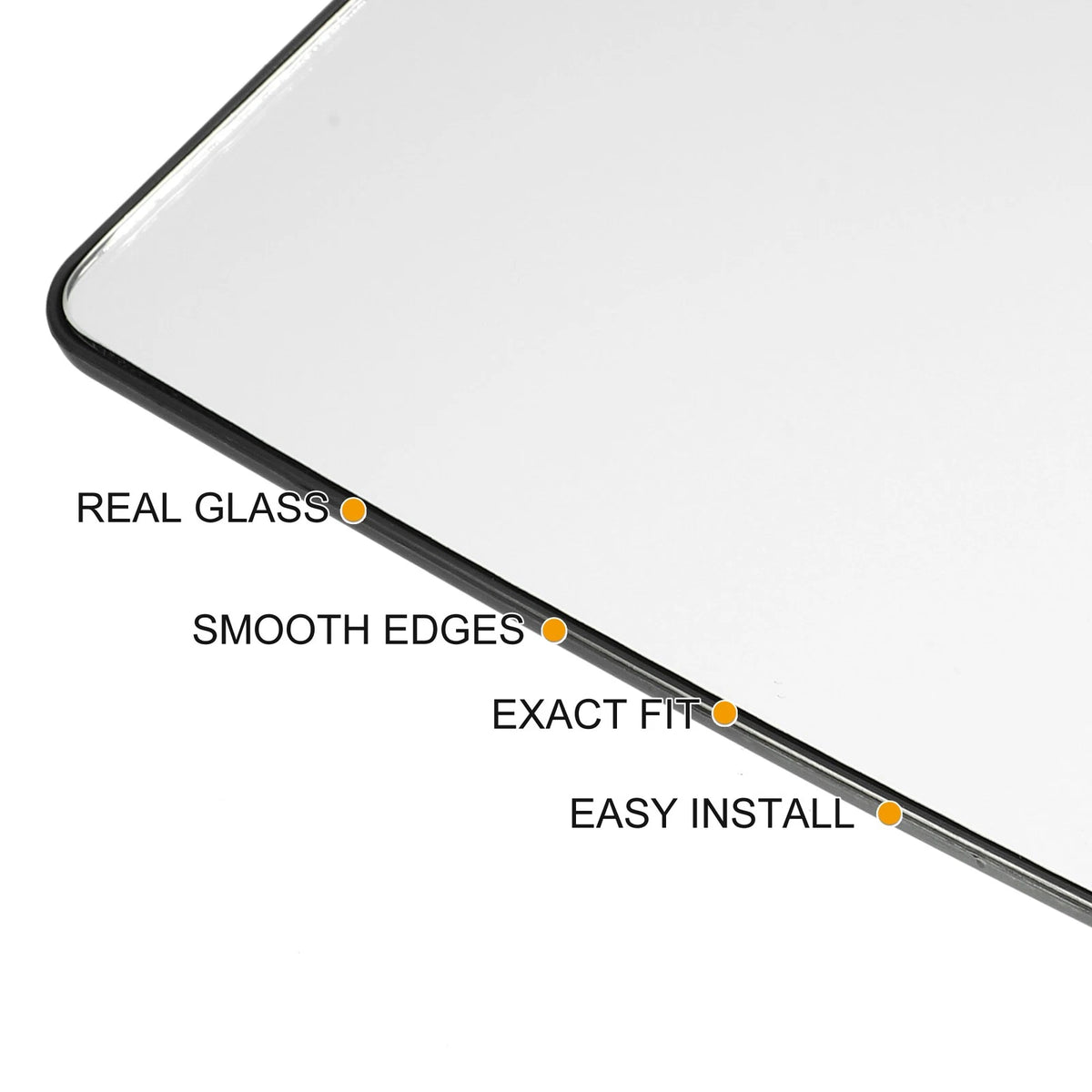 Left Side Towing Mirror Glass for Dodge Ram 1500 2500 3500 (2010-2023)
