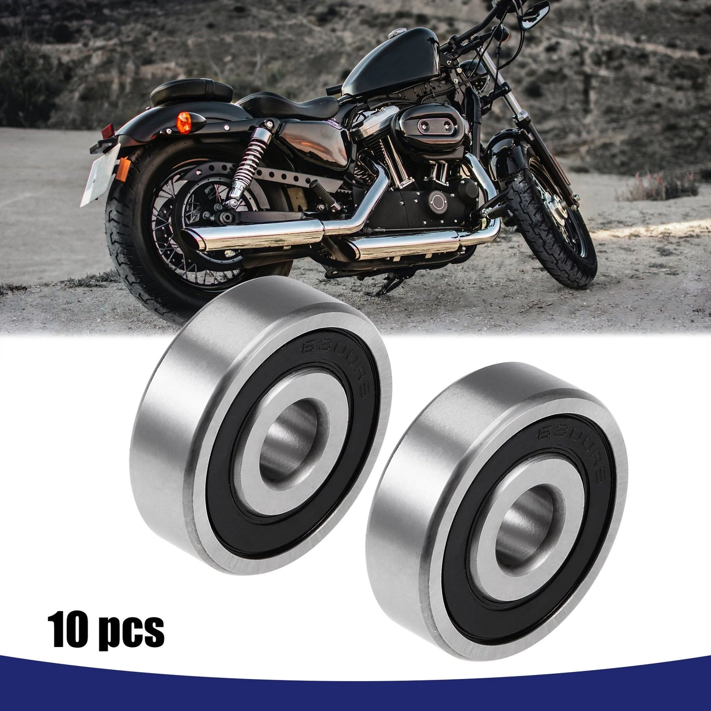 Deep Groove Ball Bearing Z2 Double Sealed Carbon Steel 10 for Make Model