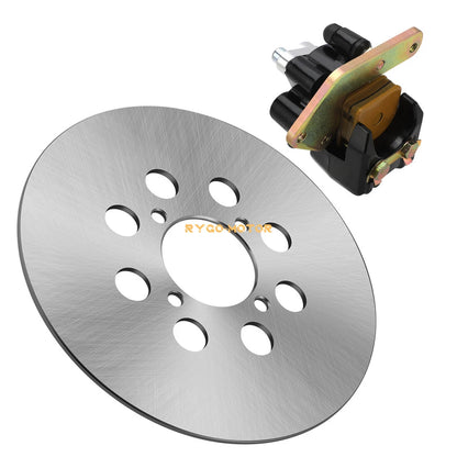 Rear Brake Disc Rotor & Caliper for Yamaha Wolverine 350 Warrior 350 YFM350X/FX