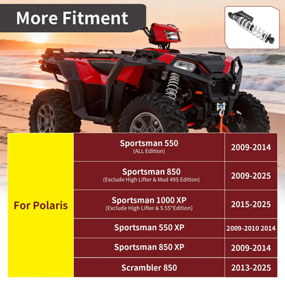 Right & Left Front Shock Absorber XP for Polaris Sportsman 550 850 1000 (2009–2014)