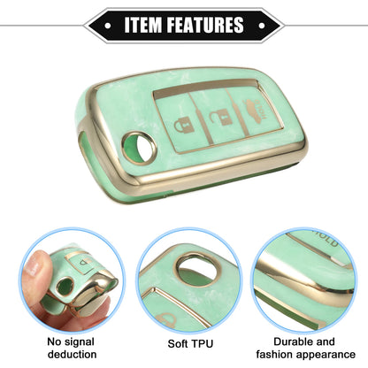 3 x Button Smart Key Fob Case Cover for Nissan Rogue Frontier (2008-2023)