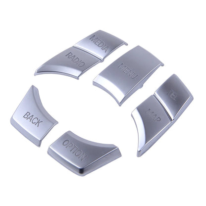5 x Multimedia Button Cover Trims for BMW 2 3 4 5 6 X5 X6 Series (2014-2023)