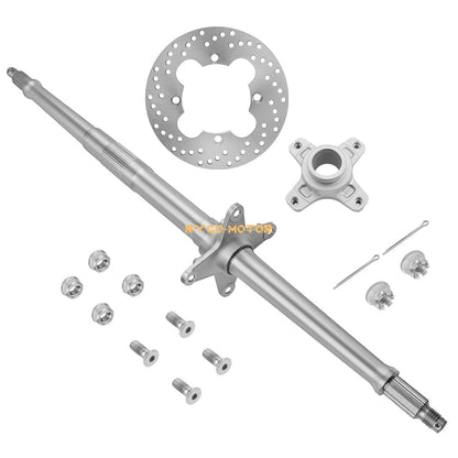 Rear Axle Shaft W/ Rotor Hub & Rotor for Honda TRX400EX Sportrax 2x4 (1999–2008)