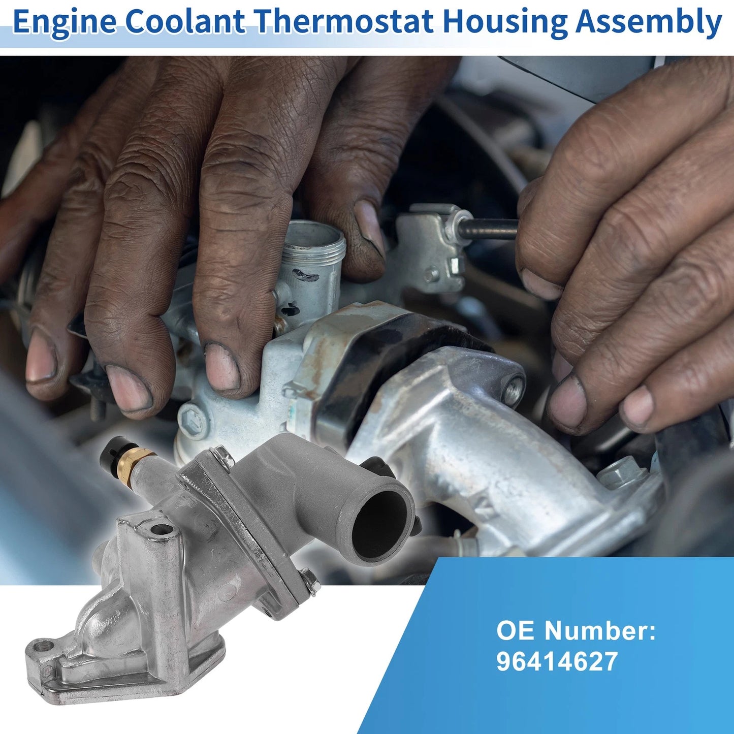 Engine Thermostat Housing Assembly for CHEVROLET LACETTI