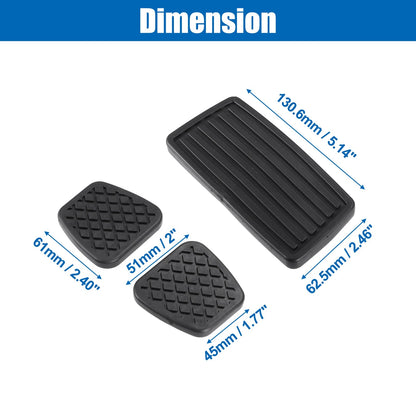 Car Pedal Pad Covers Set for Honda Civic (1990-2000)