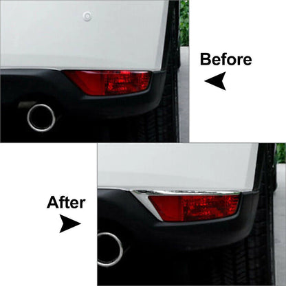 Rear Bumper Fog Light Cover for Mazda CX-5 2017-2021 Silver
