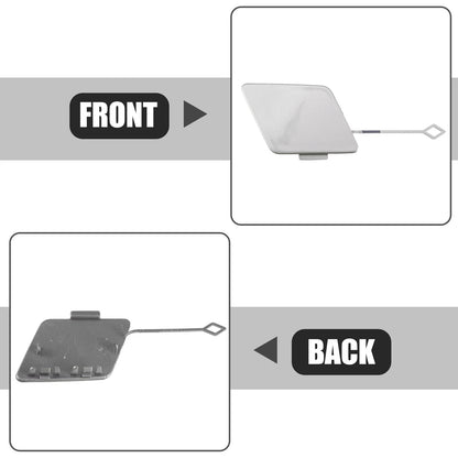 Front Right Tow Hook Cover for BMW 535i (2015-2016) Gray