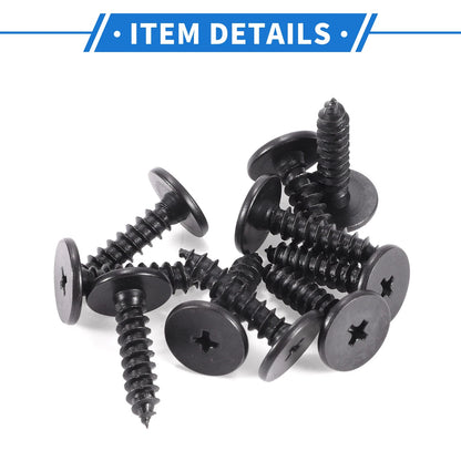 10 x Car Fender Liner Splash Shield Bumper Cover Screws for Honda Accord