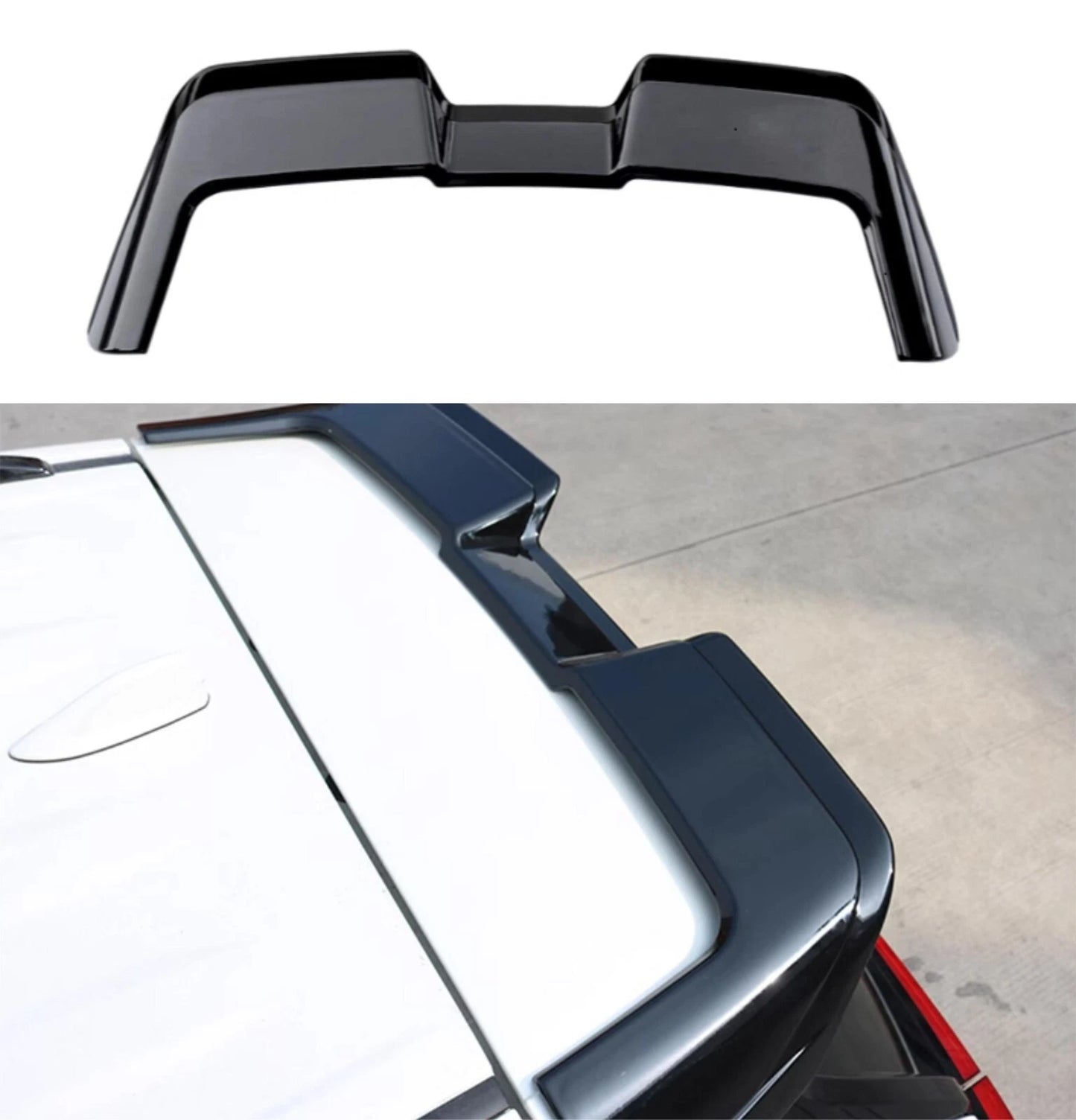 Glossy Black ABS Rear Trunk Roof Spoiler Wing for Toyota RAV4 (2019-2023)