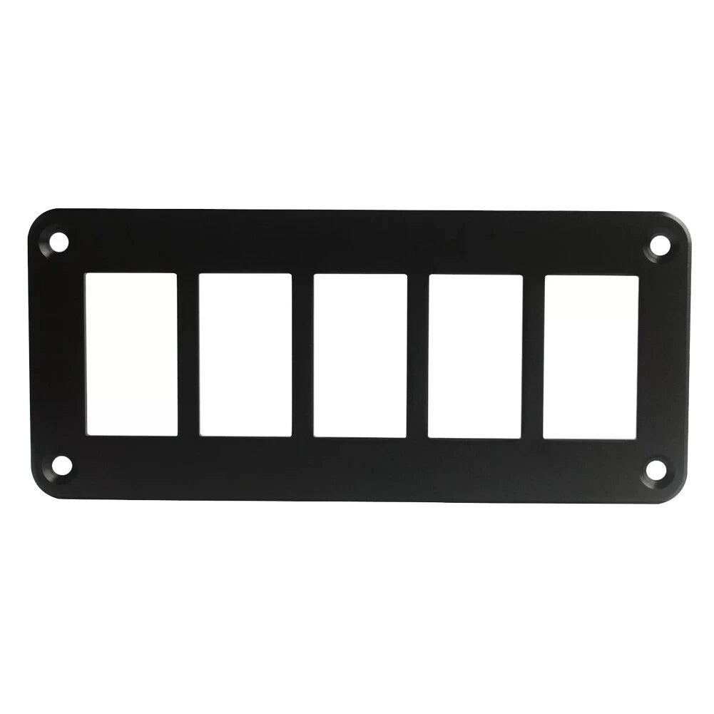 5 Gang Aluminum Rocker Switch Panel for Car Boat SUV