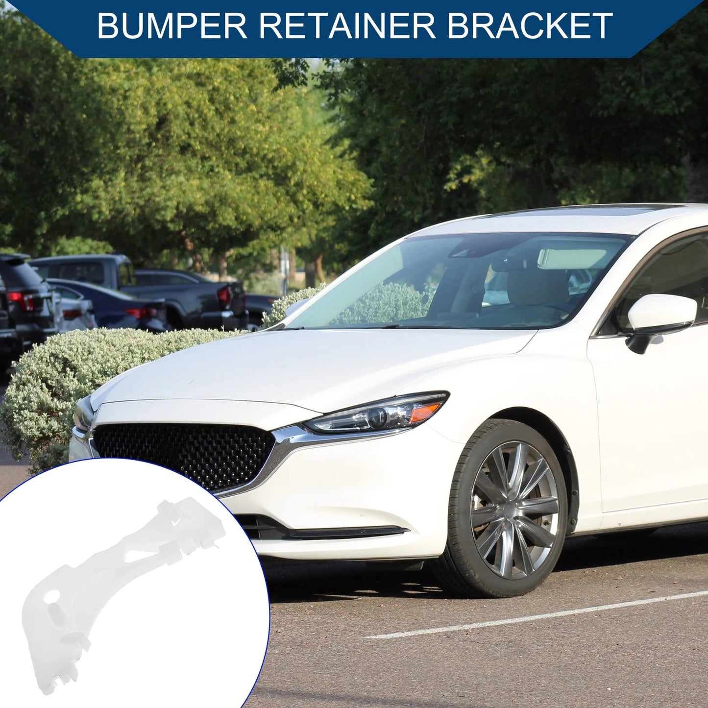 Left Front Bumper Support Bracket for Mazda 6 (2003-2008)
