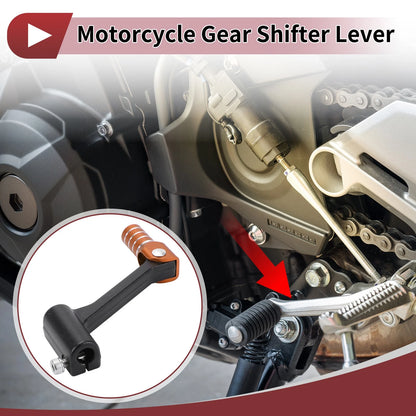 Foldable Gear Shifter Lever Black Orange for Bosuer Cheetah