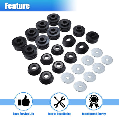 Body Mount Bushing Kit for Chevy Silverado Sierra 1500 2500 (1999-2004)