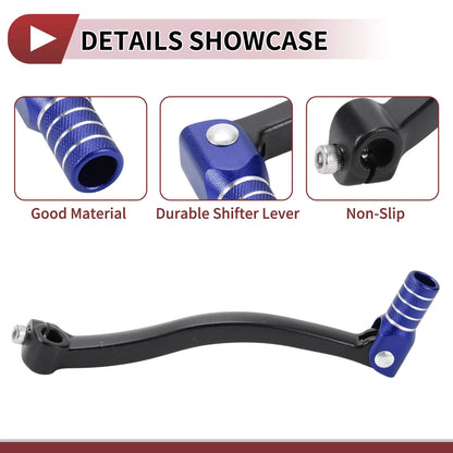 Foldable Gear Shifter Lever Black Blue for Kayo T6