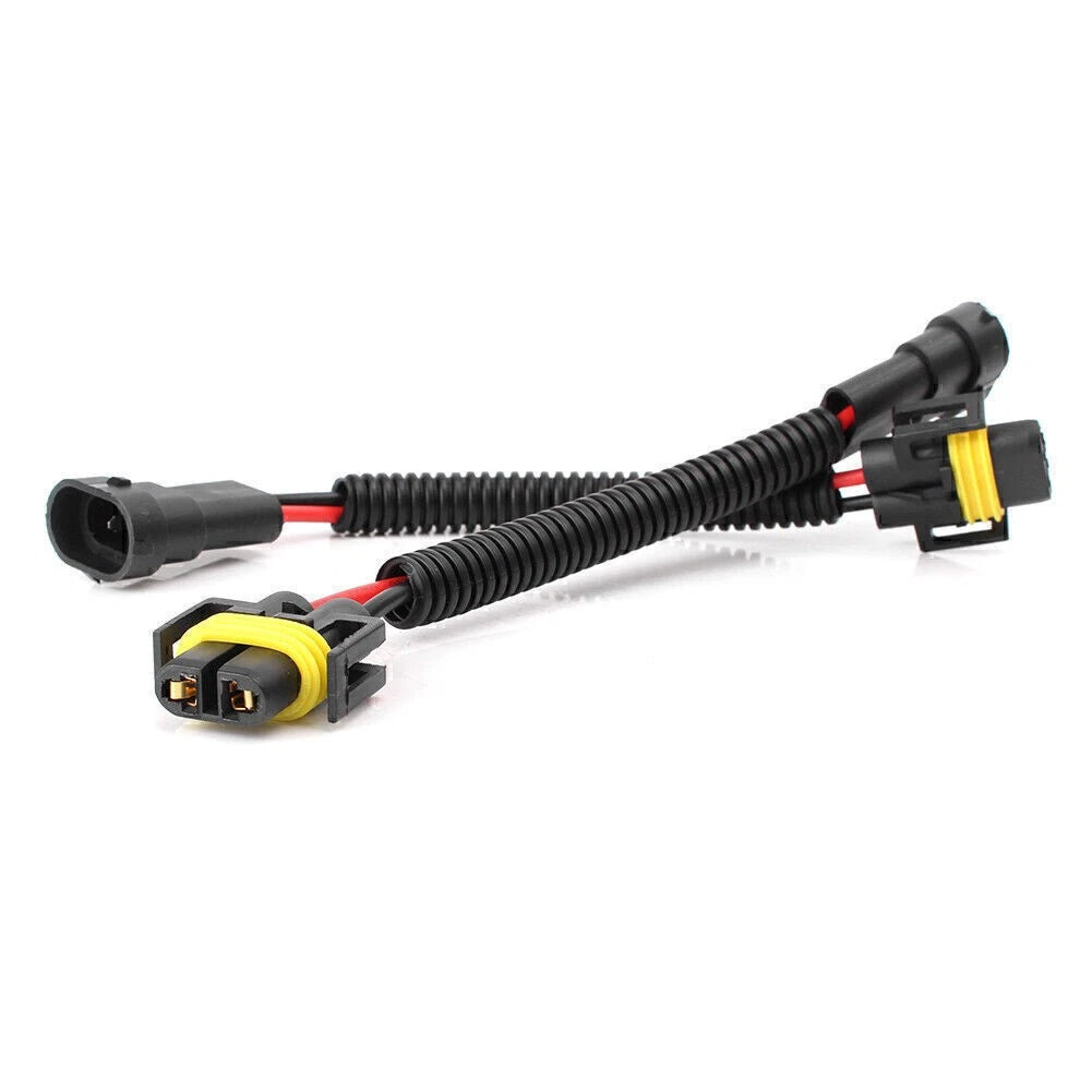 H11 H8 2 x Headlight Fog Light Extension Wiring Harness Socket for Make & Model