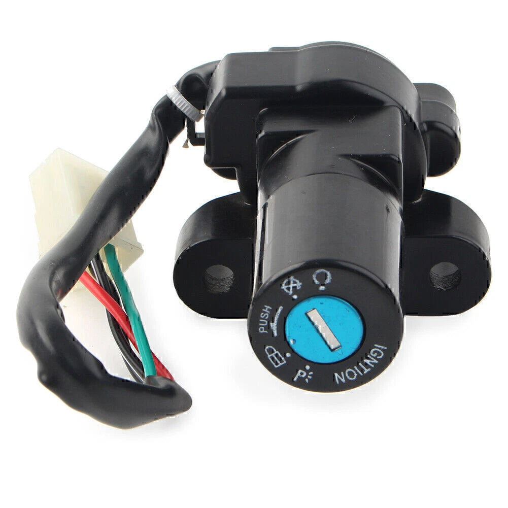 Ignition Switch Fuel Gas Cap Cover Seat Lock Key Set for Suzuki GS500 (2001-2012)