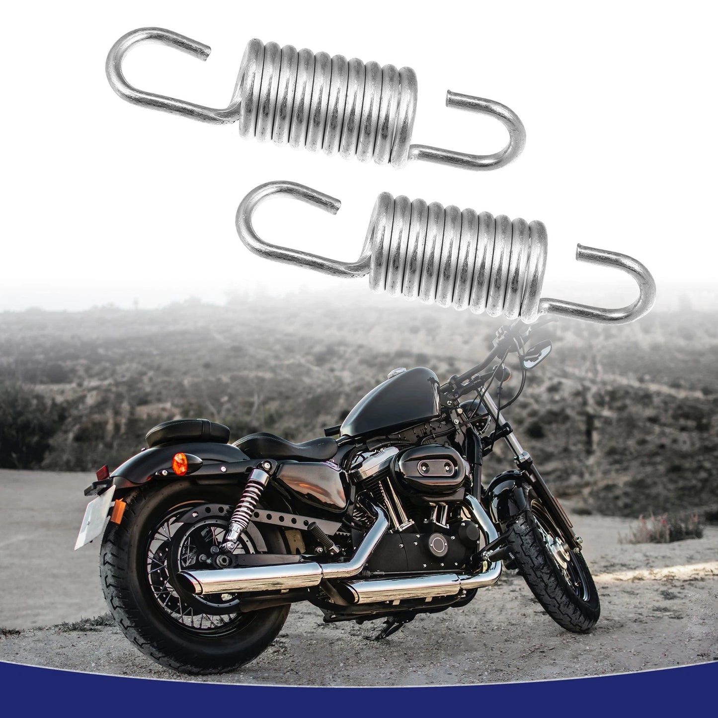 2 x Cycle Brake Pedal Return Springs for Suzuki
