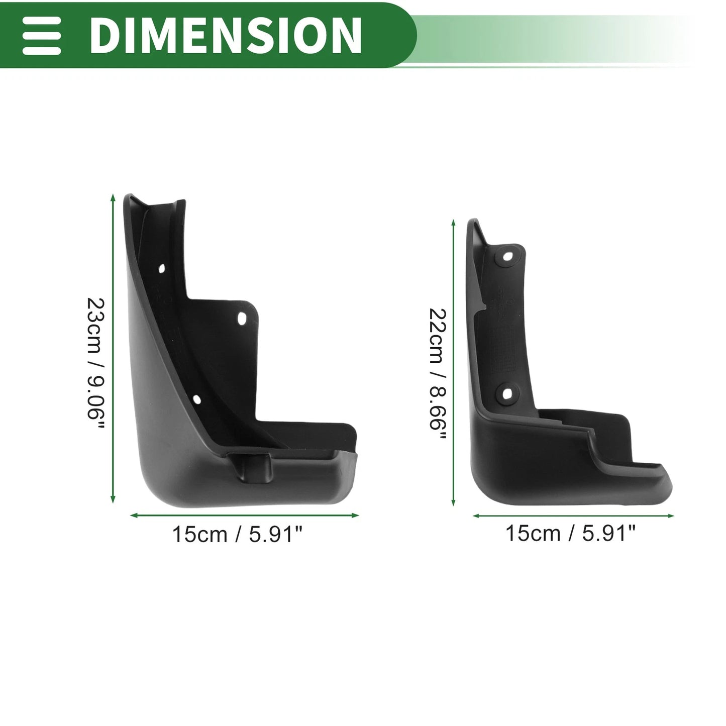 Mud Flaps Splash Guards 1 Set for Nissan Sylphy (2020-2022)