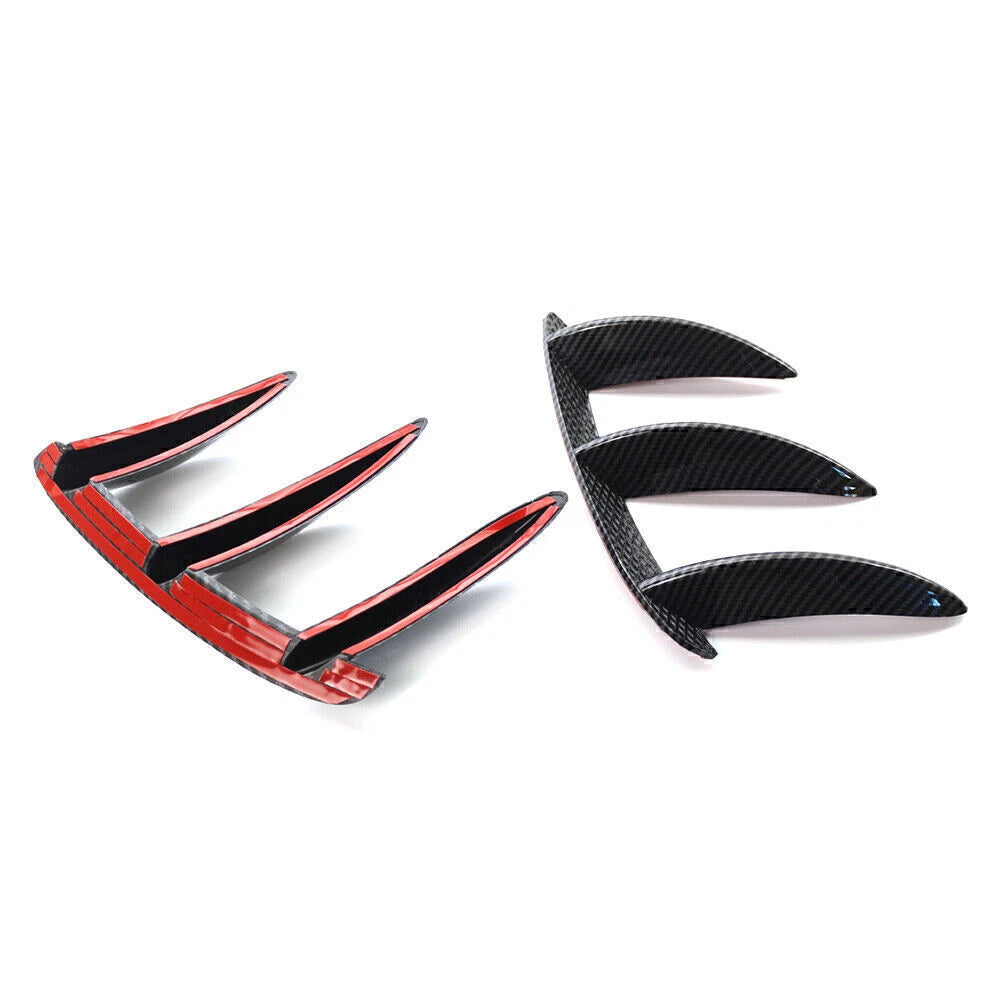 Carbon Fiber Rear Bumper Splitter Canard Air Vent for Benz W176 A200 A250 (2013-2018)
