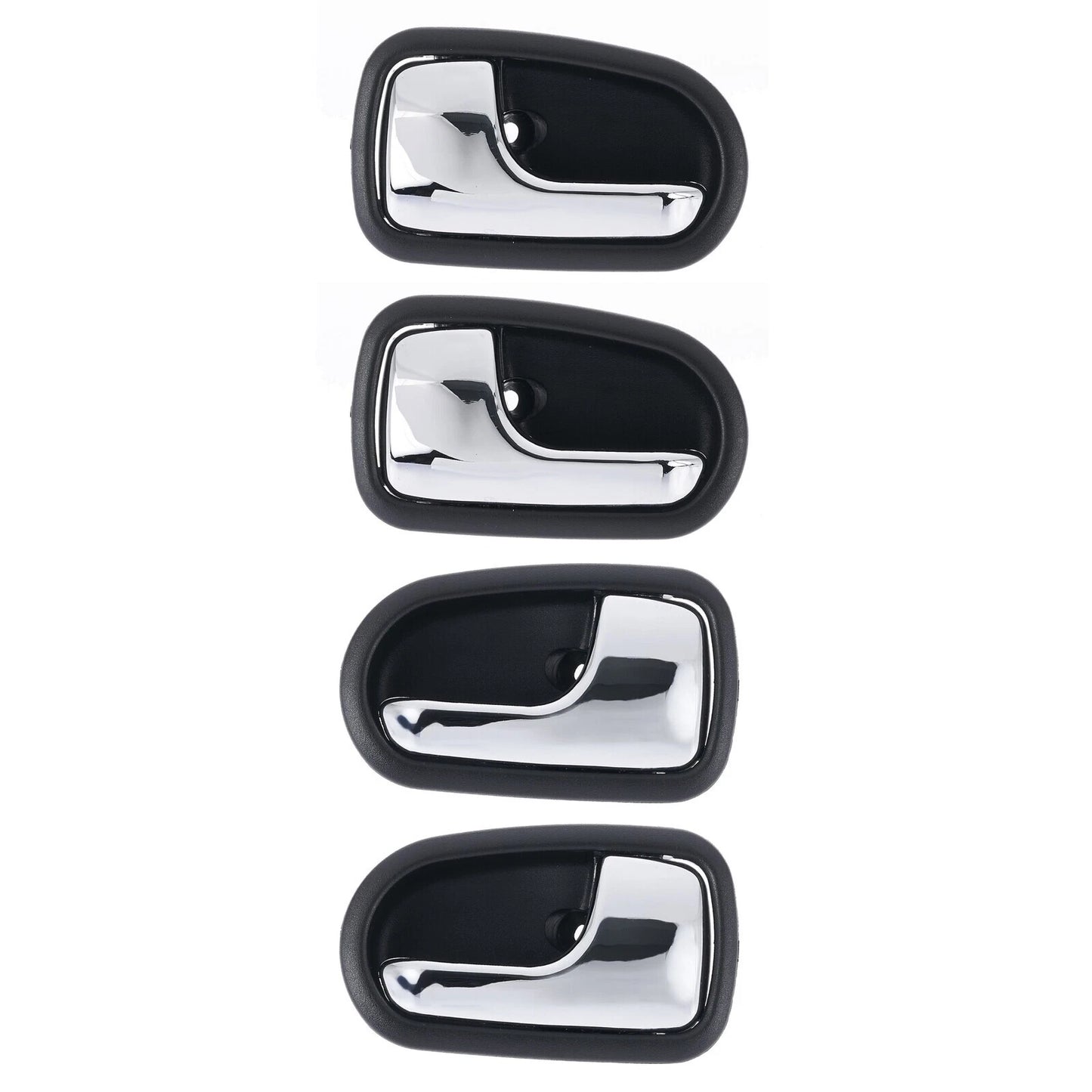 4pc Inner Door Handle Chrome for Ford Courier Laser (1990-1994)
