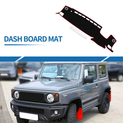 Dash Cover Mat HUD Black Red for Toyota Highlander (2021–2024)