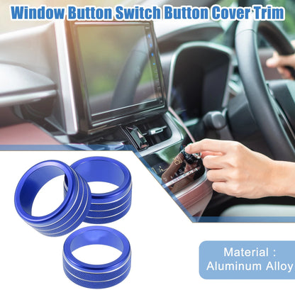 3 x Power Volume Tune 4WD Switch Knob Cover for Toyota Tundra