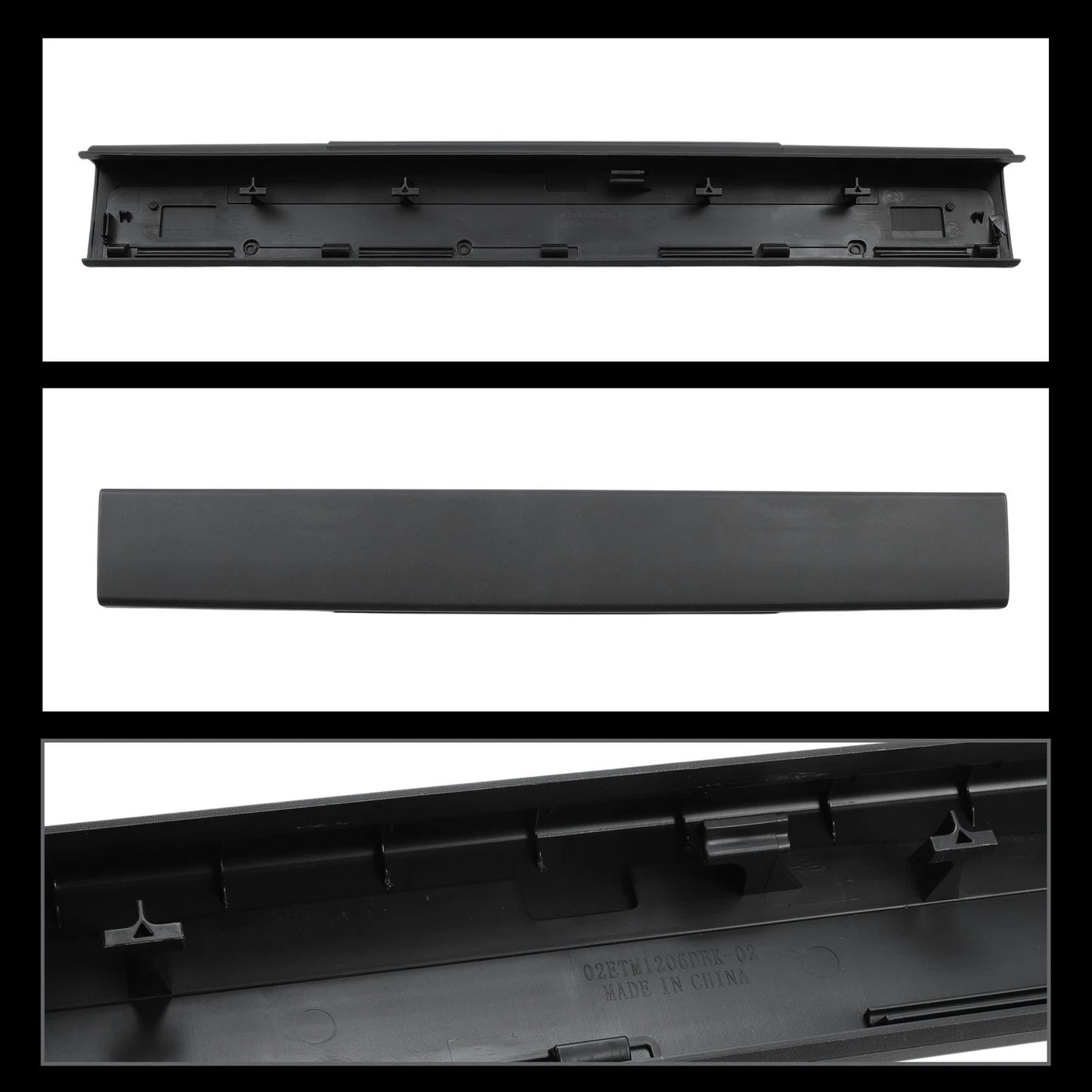 Tailgate Flex Step Trim Cap for Ford F250 F350 Super Duty (2008-2016)