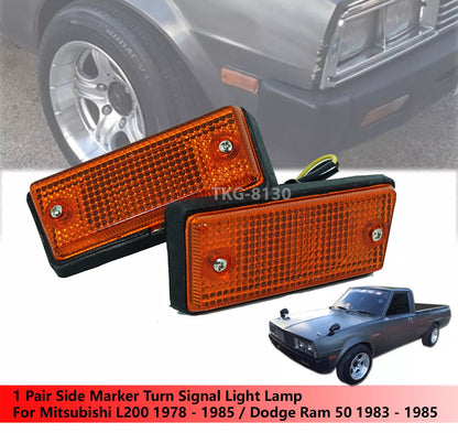 Side Marker Turn Signal Light for Mitsubishi L200, Dodge Ram 50 (1978-1985)