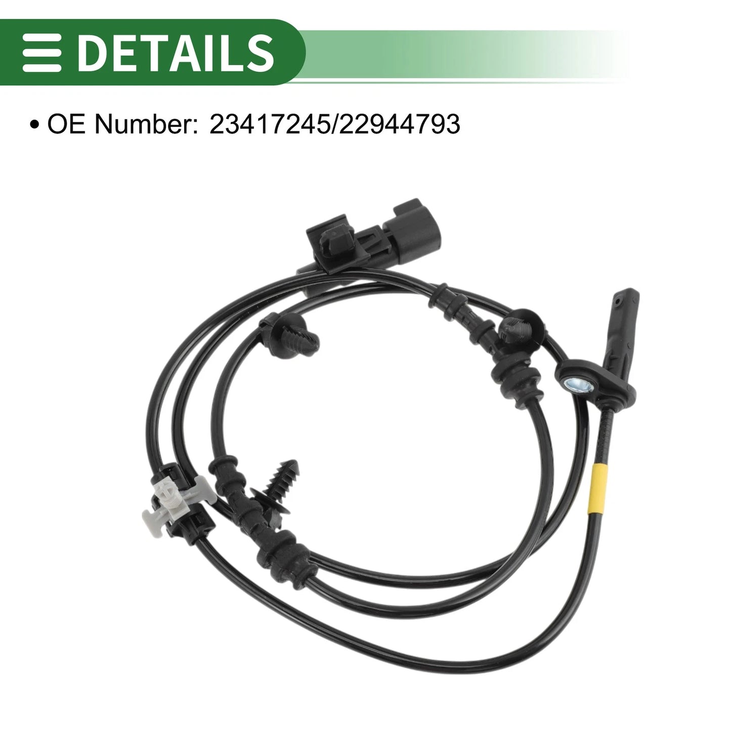 ABS Wheel Speed Sensor 1 pc for Chevrolet Malibu (16 - 17)