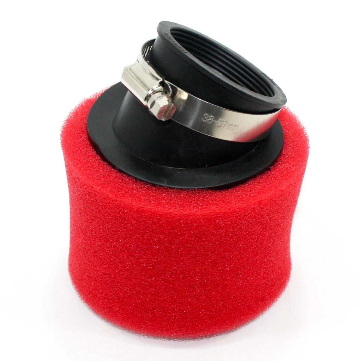 48mm Bent Angled Foam Air Filter Pod for RED PIT PRO Trail Quad Dirt Bike ATV