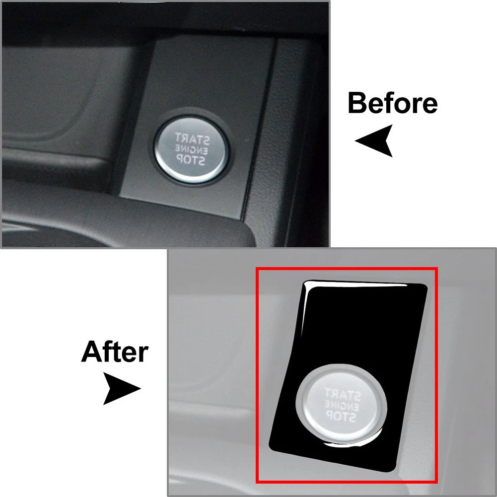 Engine Start Stop Button Cover Trim for Audi A4 B9 S4 (2016-2023)