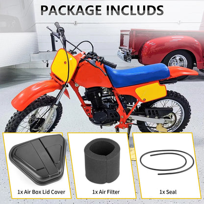 Air Filter & Air Box Lid Cover Cap & Seal for Honda CRF80F CRF100F (2004–2013)