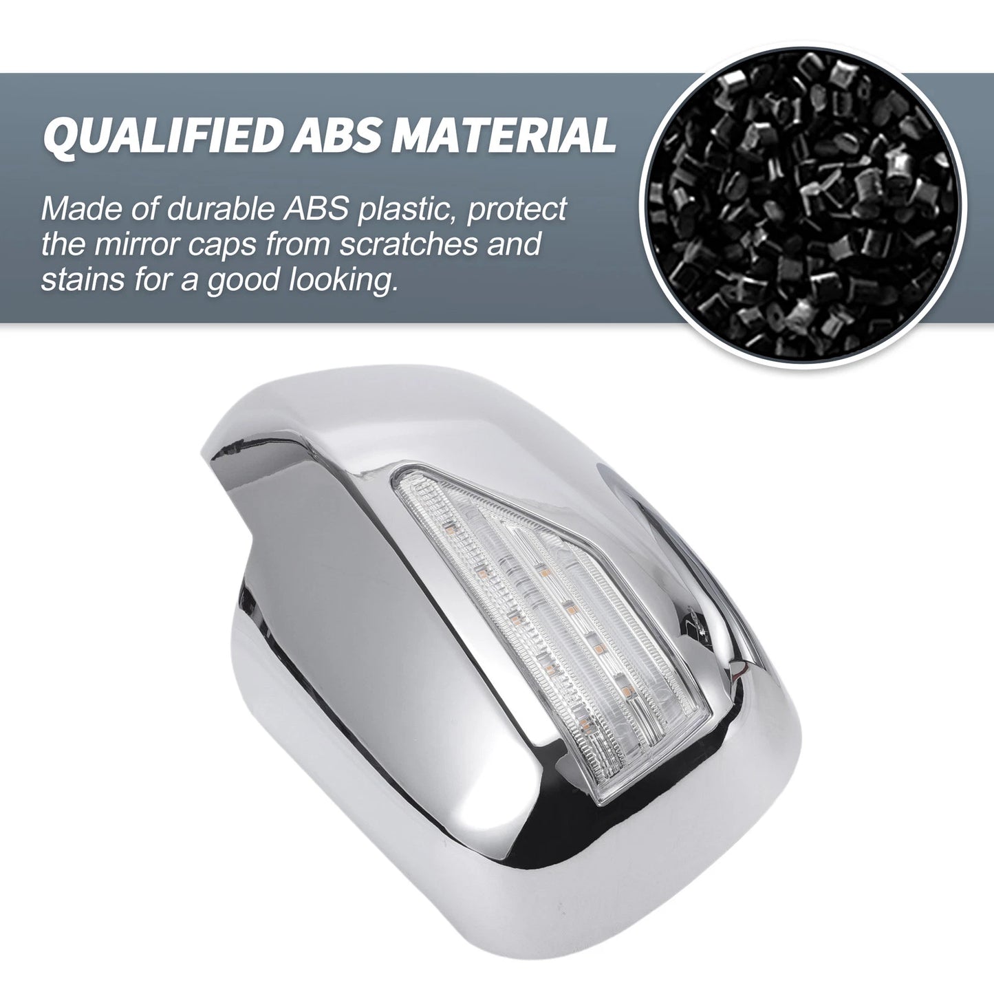 Rearview Mirror Cover Overlay Chrome Plated for Lexus RX330 RX300 (2003)