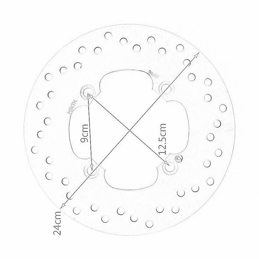 Rear Brake Disc for Honda Silverwing FJS600 FJS400 (2001-2009)