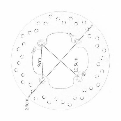 Rear Brake Disc for Honda Silverwing FJS600 FJS400 (2001-2009)