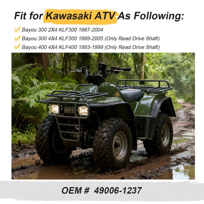 Rear drive shaft rubber flex boot for Kawasaki Bayou
