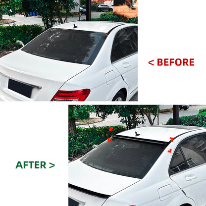 Rear Boot Spoiler Lip for Benz C Class W204 C180 (2008-2014)