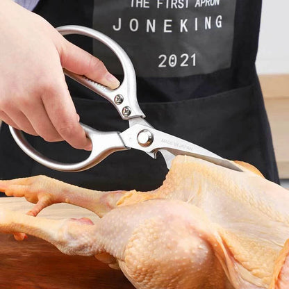 Heavy Duty Stainless Steel Kitchen Scissors for Meat & Nuts