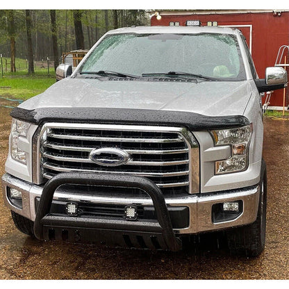Top Half Side Mirror Covers for 2015-2020 Ford F150 - Chrome Overlay