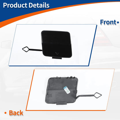 Bumper Tow Hook Cover for BMW 1 Series F20 F21 (2011-2019) Black