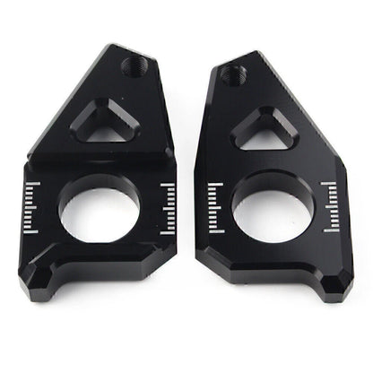 Motorcycle Axle Spindle Chain Adjuster Blocks for Yamaha YZF FZ8 FZ1 TMAX (2010-2017)